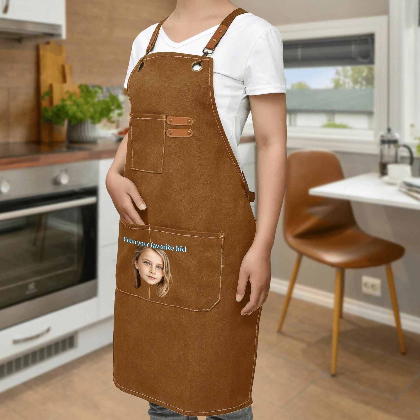 Canvas Chef Aprons with Large Pockets - WePrint