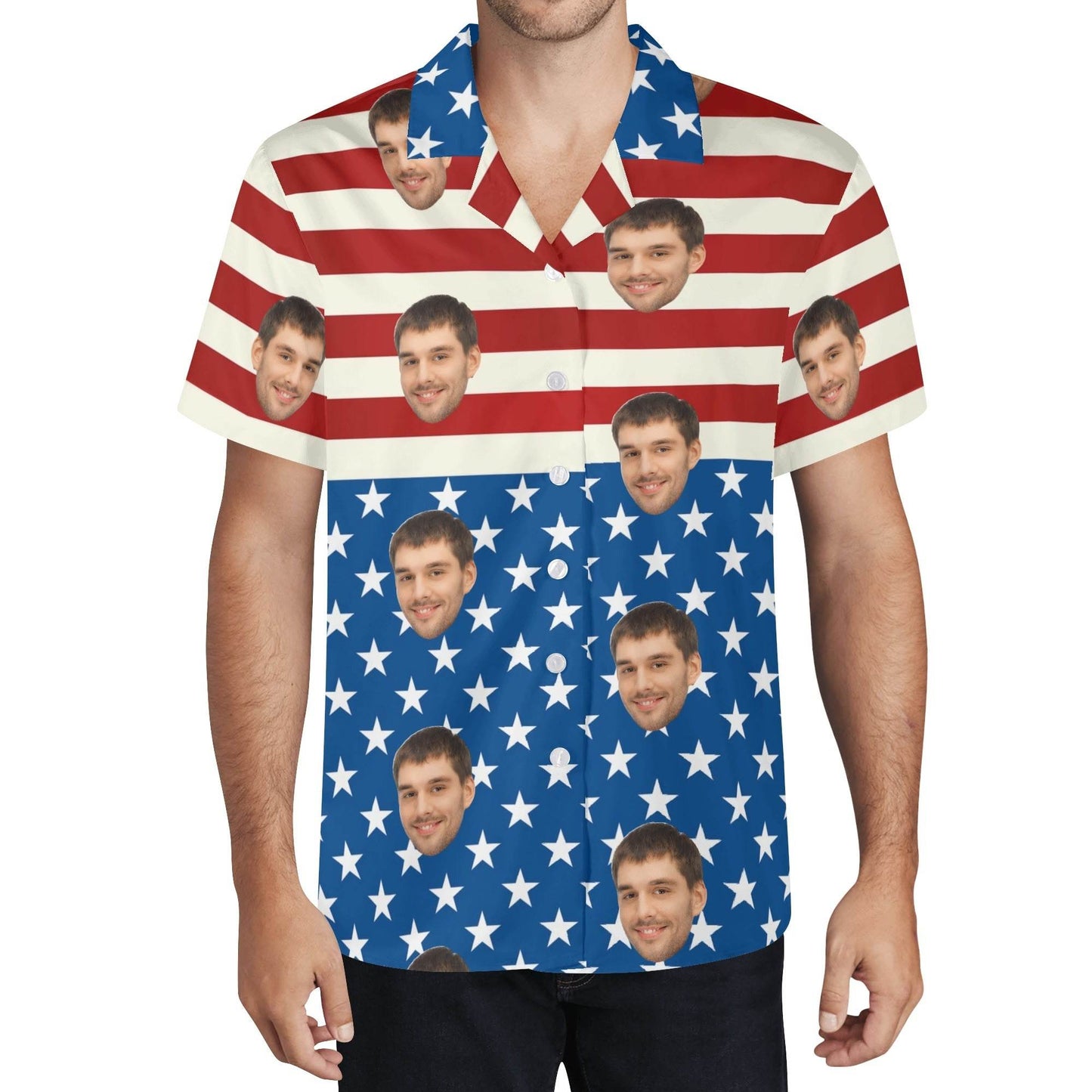 Mens All Over Print Casual Hawaiian Shirt - WePrint