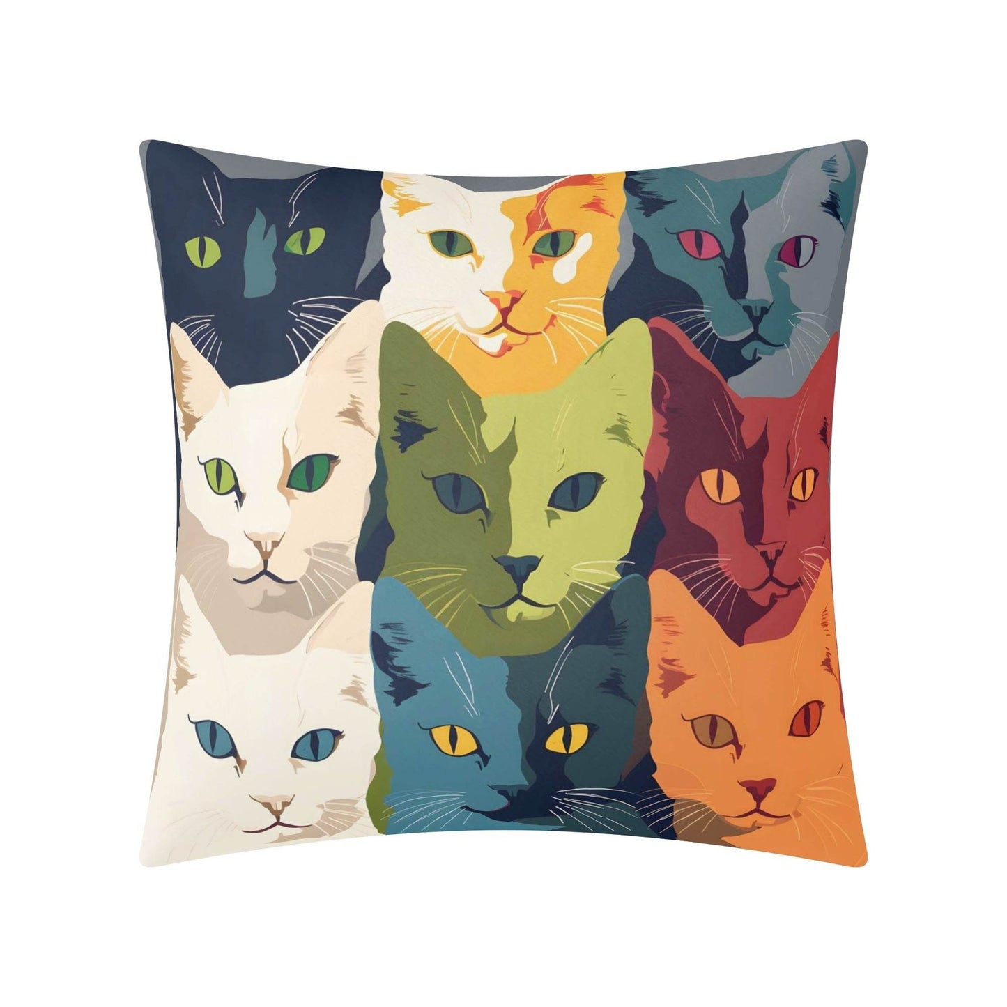 Short Plush Pillow Case - Square - WePrint