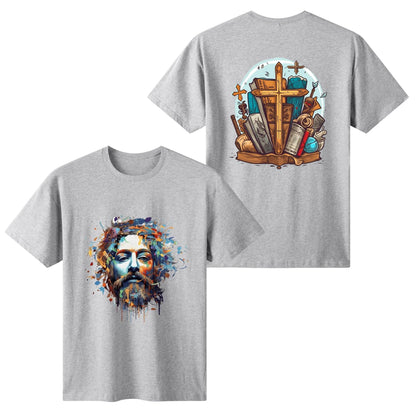 Unisex 100% Cotton T-Shirt - Front & Back Printing - WePrint