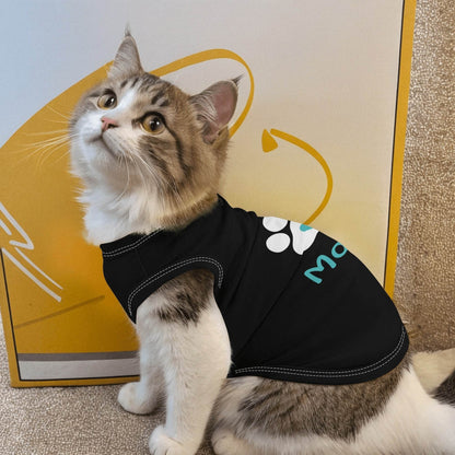 Custom Pet Shirt with Paw Print and Heart - WePrint