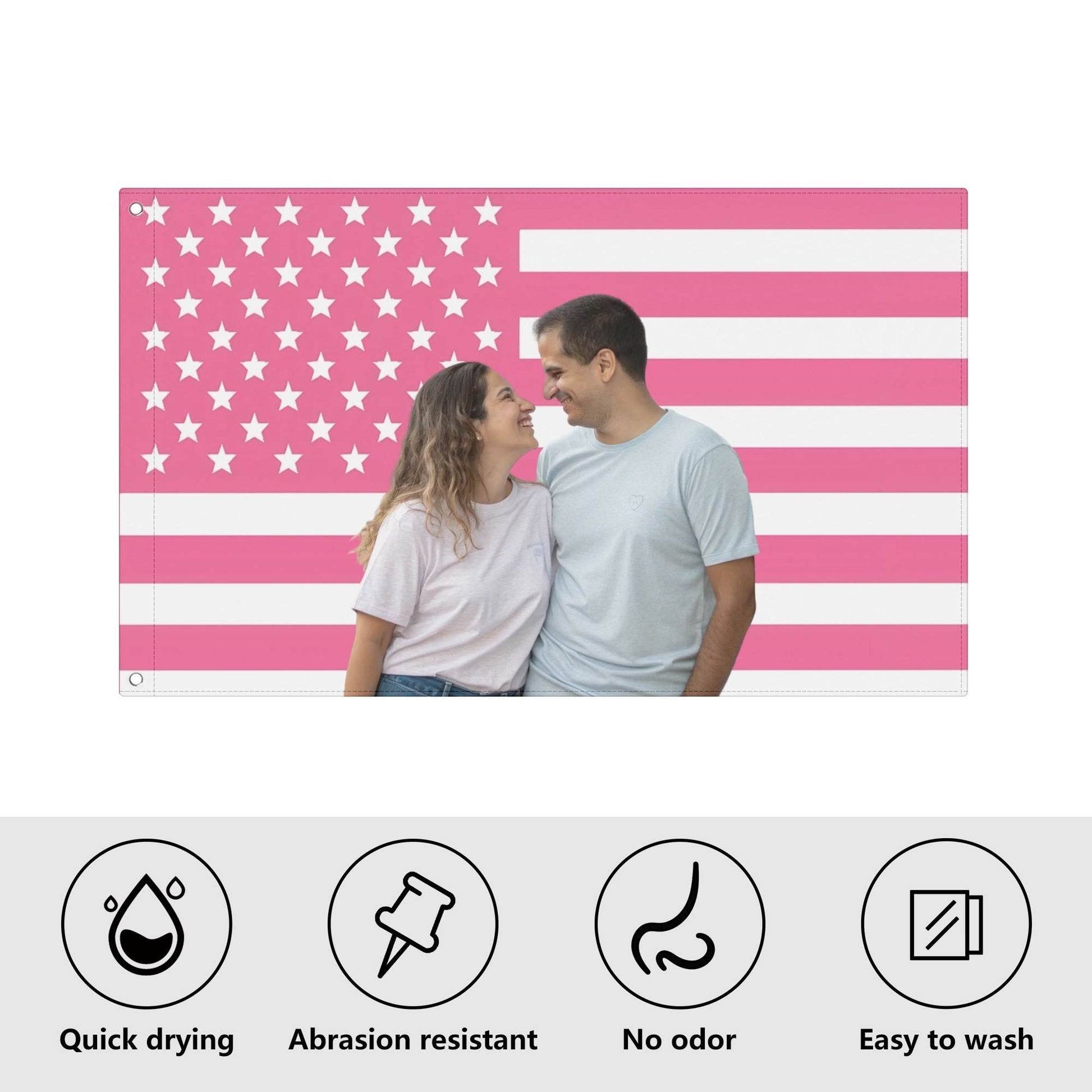 US Flag Background FLag- Customizable - WePrint