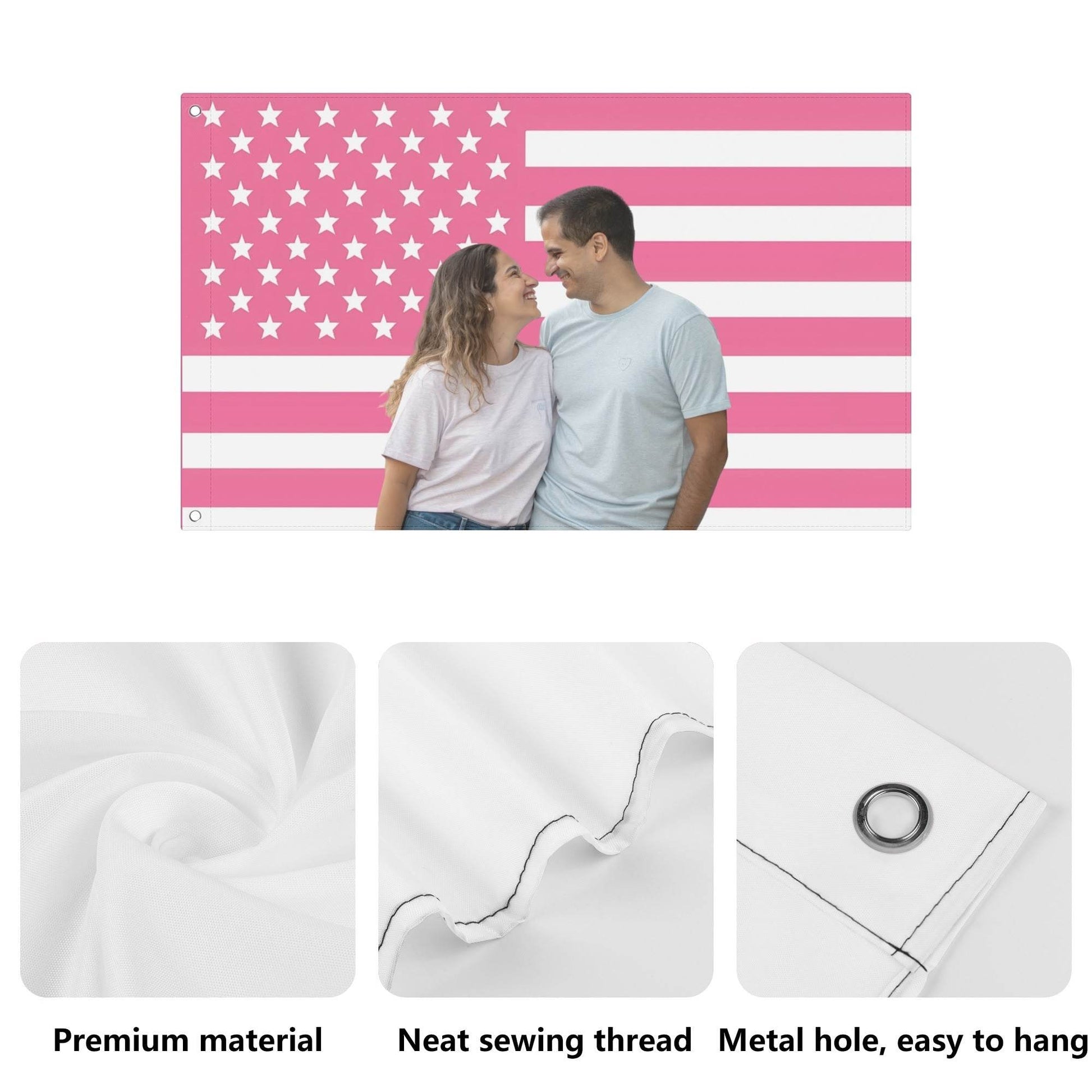 US Flag Background FLag- Customizable - WePrint