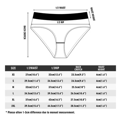 Women's Mid Waisted Briefs - WePrint
