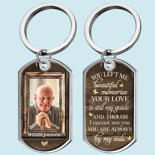 You're Always By My Side - Upload Image, Personalized Keychain - WePrint