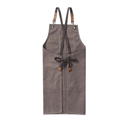Unisex Canvas Cross Back Chef Apron - WePrint