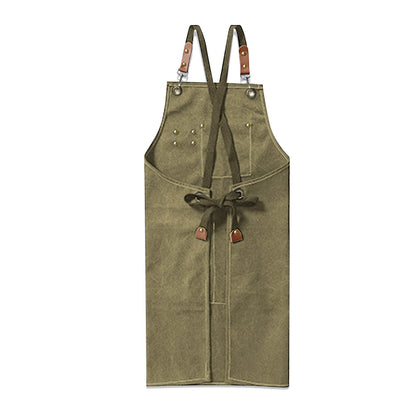 Unisex Canvas Cross Back Chef Apron - WePrint