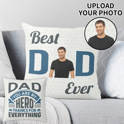 Funda de almohada - El mejor papá del mundo - 45 cm