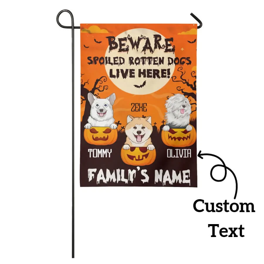 House Garden Flag - Halloween - 12"x18"