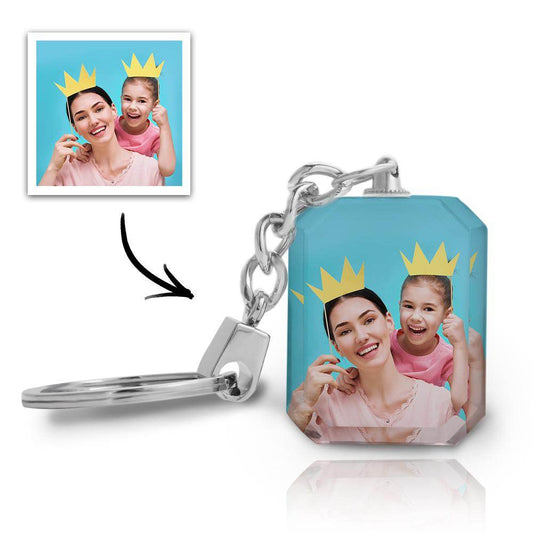 Customized Double Side Crystal Keychain With 2 Photos - WePrint