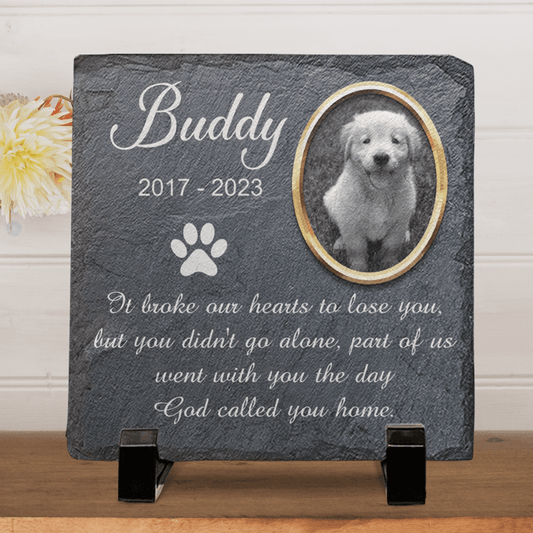Cemetery Decorations for Grave, Pet Loss Gifts, Dog Memorial Gifts for Loss of Dog, Dog Memorial Stone, Pet Memorial Gifts, Pet Memorial Stones, Cat Memorial Gifts, Gifts for Cat Lovers - WePrint