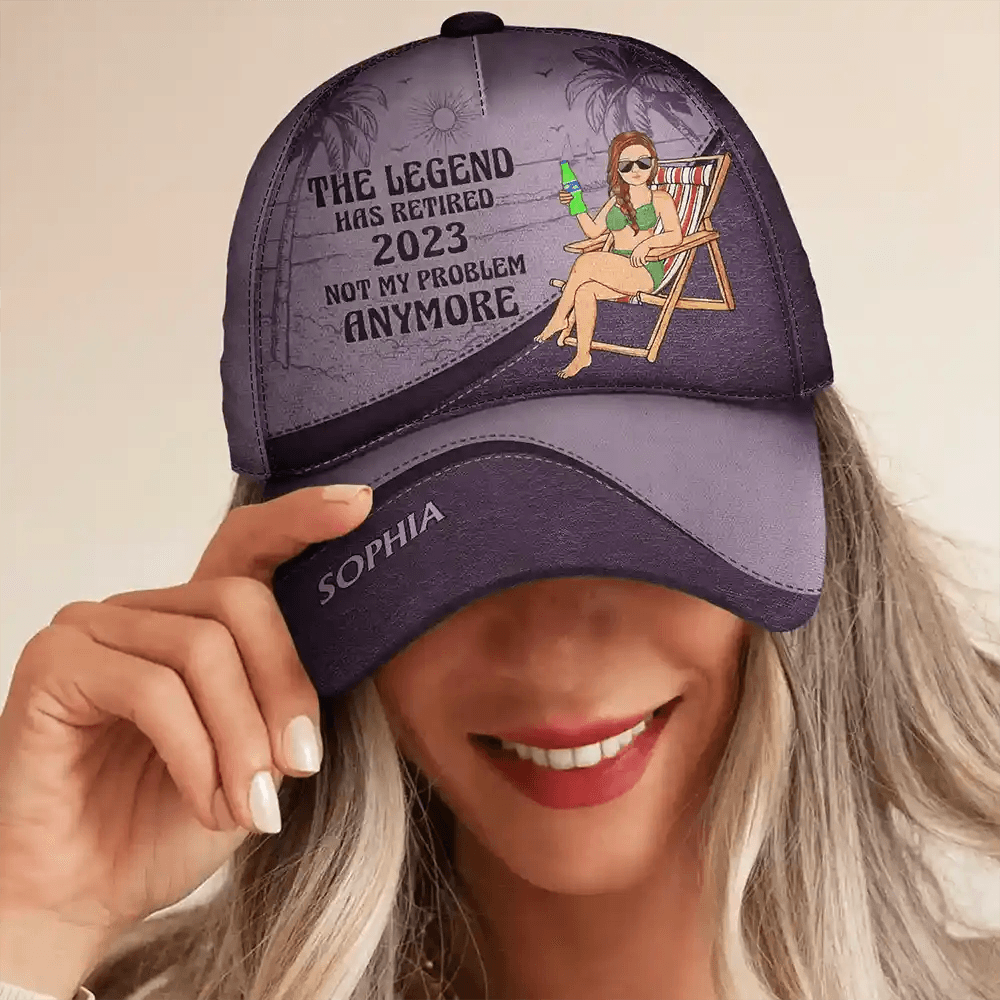 The Legend Has Retired Vintage - Personalized Classic Cap - WePrint