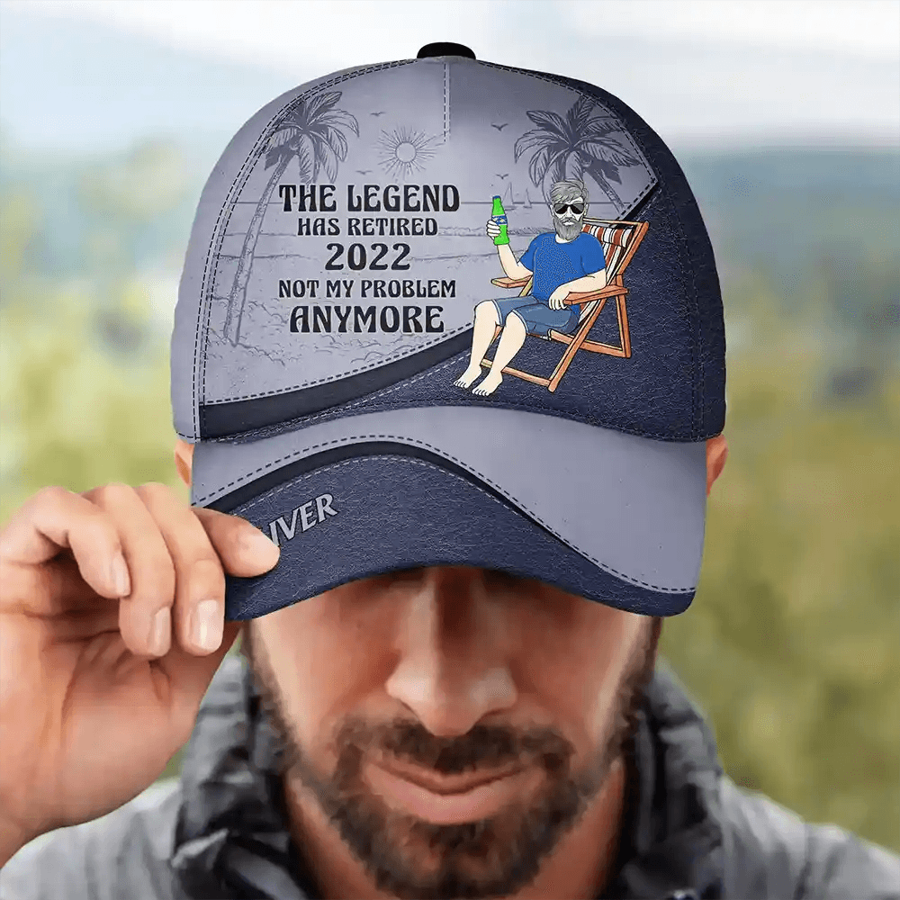 The Legend Has Retired Vintage - Personalized Classic Cap - WePrint