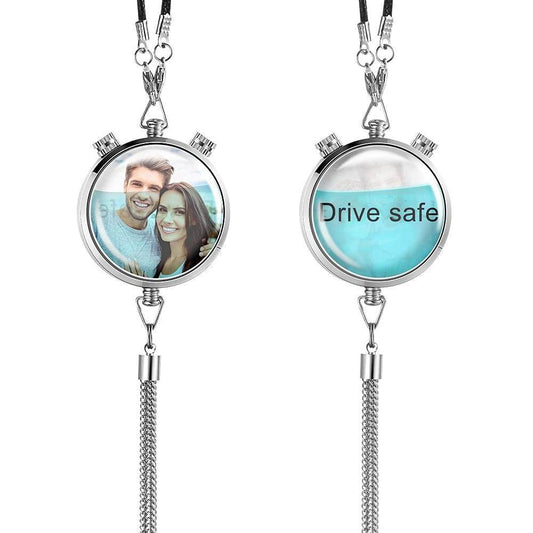 Custom Photo Air Freshener Perfume Box Pendant for Car Gift Personalized Hanging Air Freshener with Picture Text - WePrint
