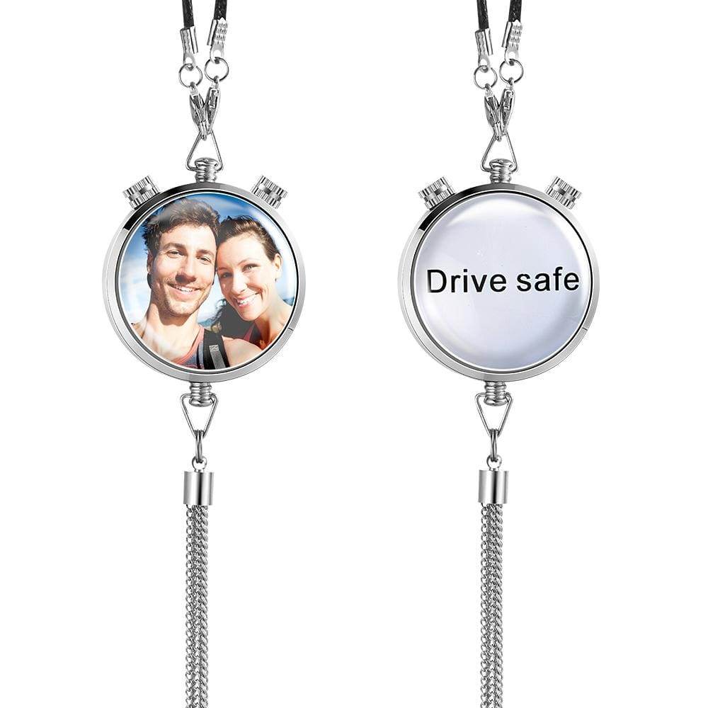 Custom Photo Air Freshener Perfume Box Pendant for Car Gift Personalized Hanging Air Freshener with Picture Text - WePrint