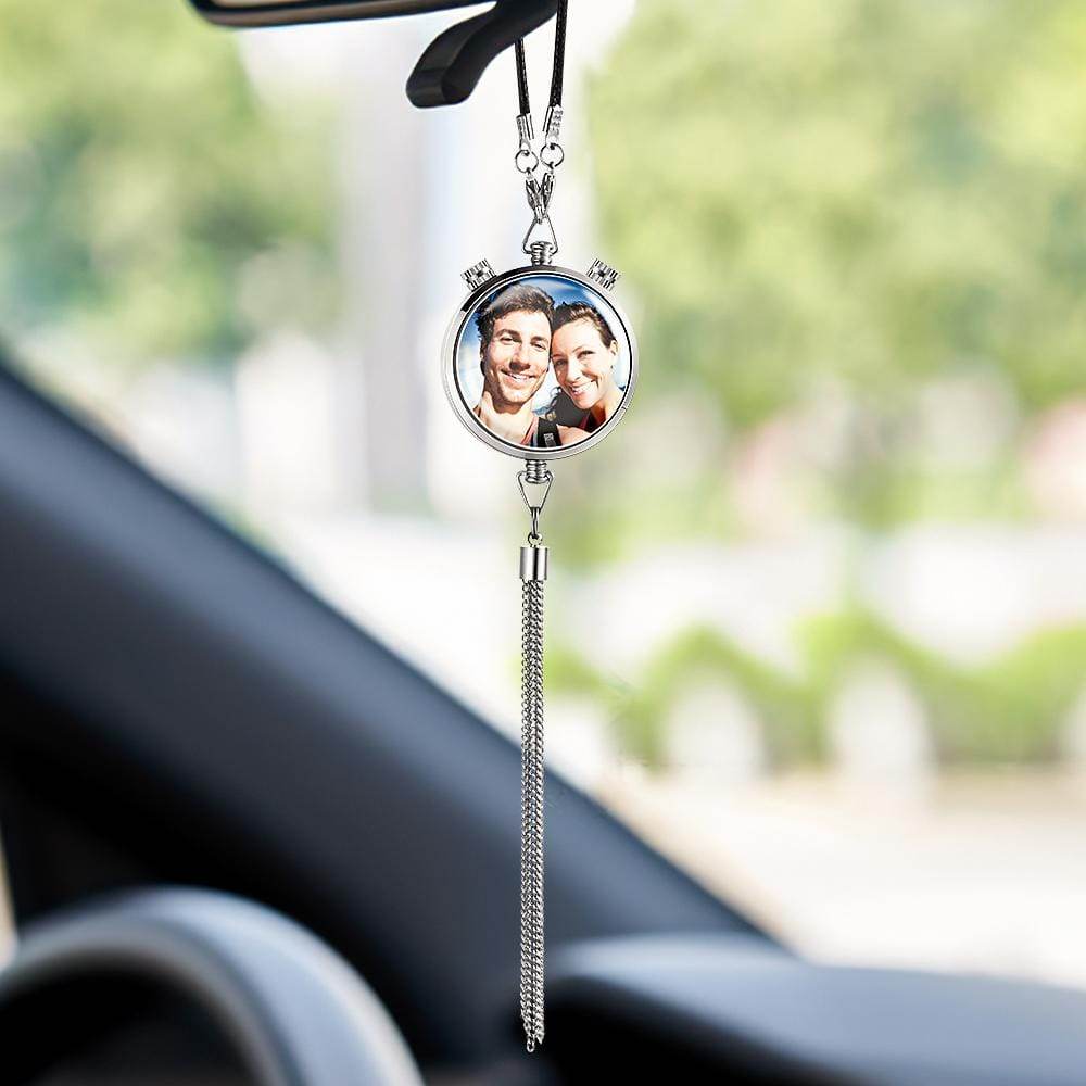 Custom Photo Air Freshener Perfume Box Pendant for Car Gift Personalized Hanging Air Freshener with Picture Text - WePrint