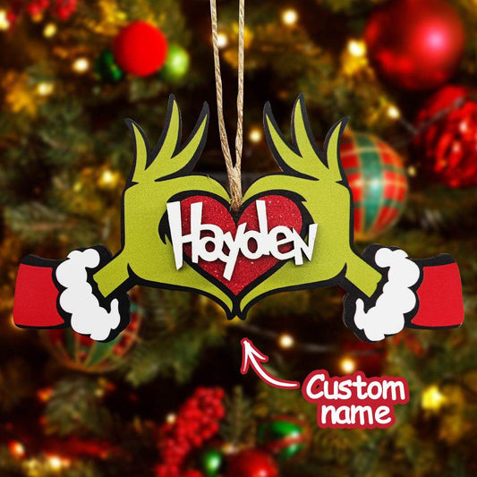 Personalized Name Christmas Ornament Family Ornament Unique Christmas Gifts - WePrint