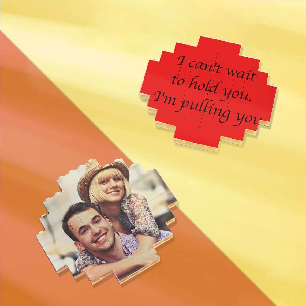 Custom Music Code Building Block Personalized Photo Brick Puzzles - WePrint