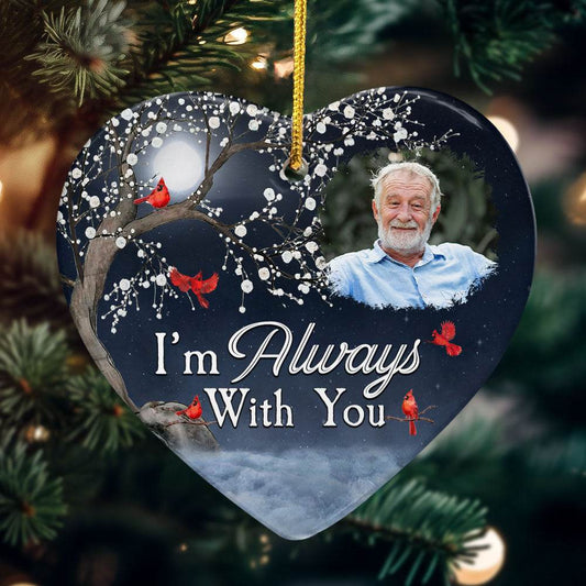 Christmas Ornaments I'm Always With You - Personalized Ceramic Ornament - WePrint