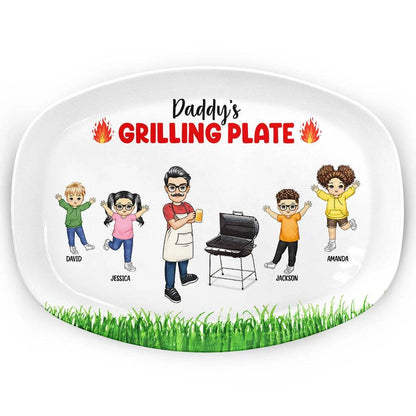 Grilling Plate Awesome BBQ - Personalized Plate - WePrint