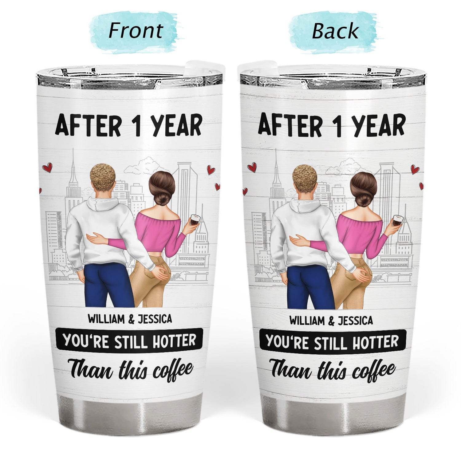 Couple After Years Hotter Than This Coffee - Gift For Couples - Personalized Tumbler - WePrint