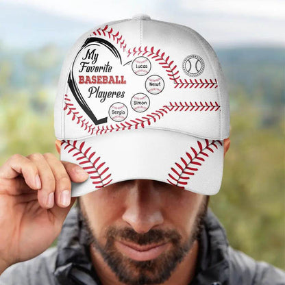 My Favorite Baseball Players - Personalized Classic Cap - WePrint