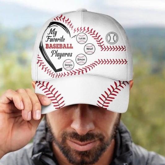 My Favorite Baseball Players - Personalized Classic Cap - WePrint
