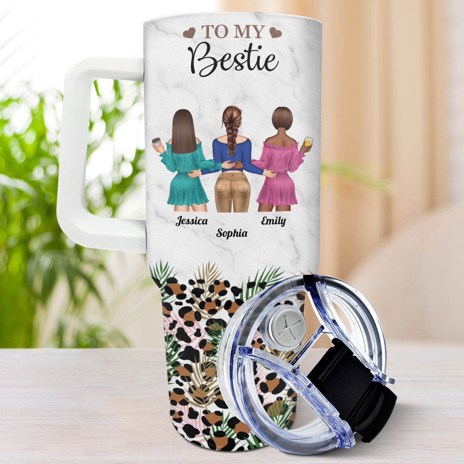 Thank You For Standing By Me - Loving, Birthday Gift For Best Friends, Bestie, BFF - Personalized 40oz Tumbler With Straw - WePrint