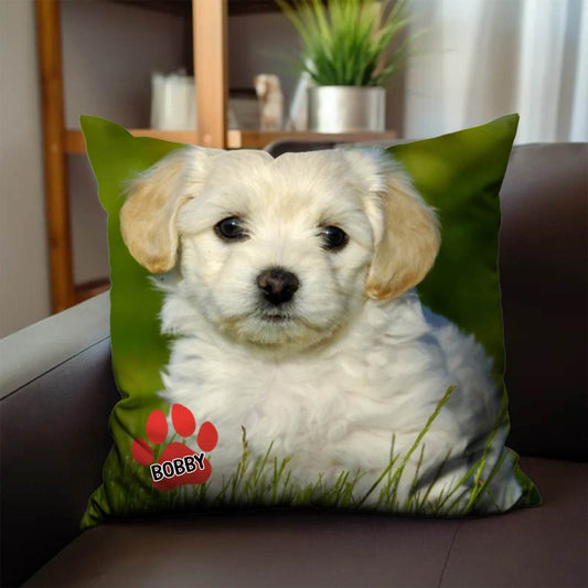 Pet Lovers - Pet's Face On A Pillow - Personalized Pillow - WePrint